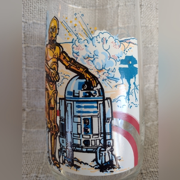 ORIGINAL 1980(!) Star Wars The Empire Strikes Back Collectible Glass Burger King - Picture 2 of 9